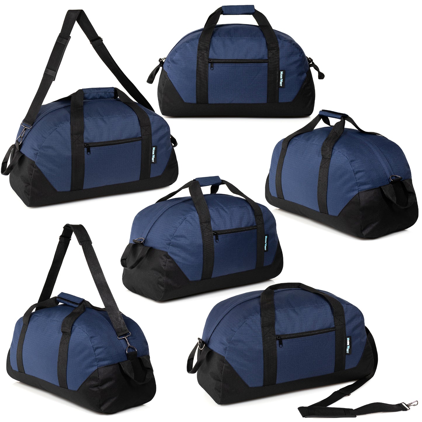 20" Dome Shaped Wholesale Duffel Bag in Bulk in 5 Assorted Colors - Bulk Case of 24 ($9.00 / UNIT - ITEM: DWDB-001-24)