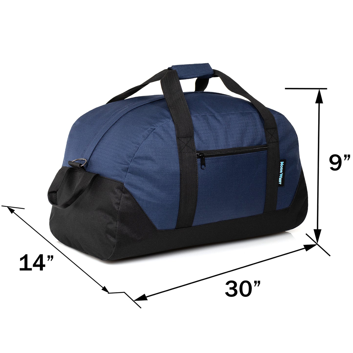 30" Dome Shaped Wholesale Duffel Bag in Bulk in 5 Assorted Colors - Bulk Case of 12 ($13.50 / UNIT - ITEM: DWDB-005-12)