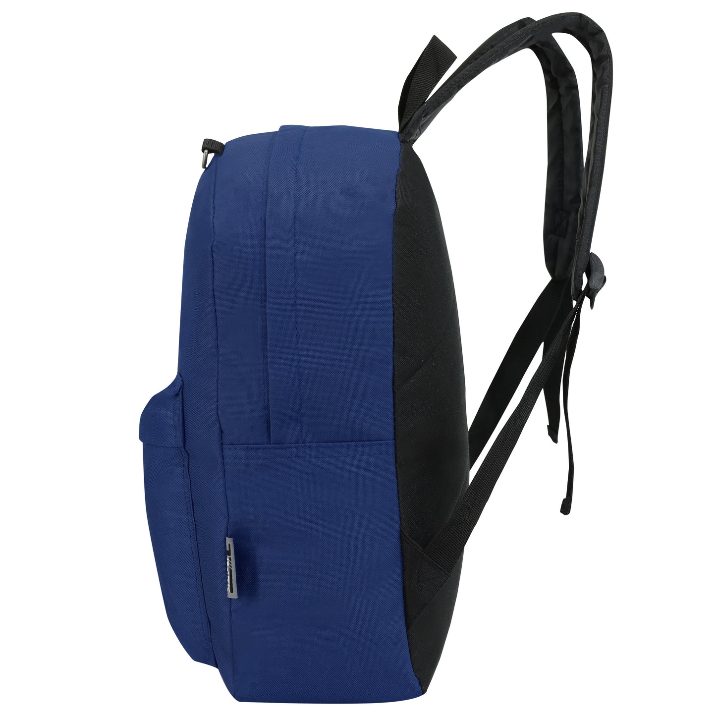 Classic Wholesale 17" Backpacks for Back to School in Navy Blue - Bulk Case of 24 ($7.65 / UNIT - ITEM: DWBP-286-24)