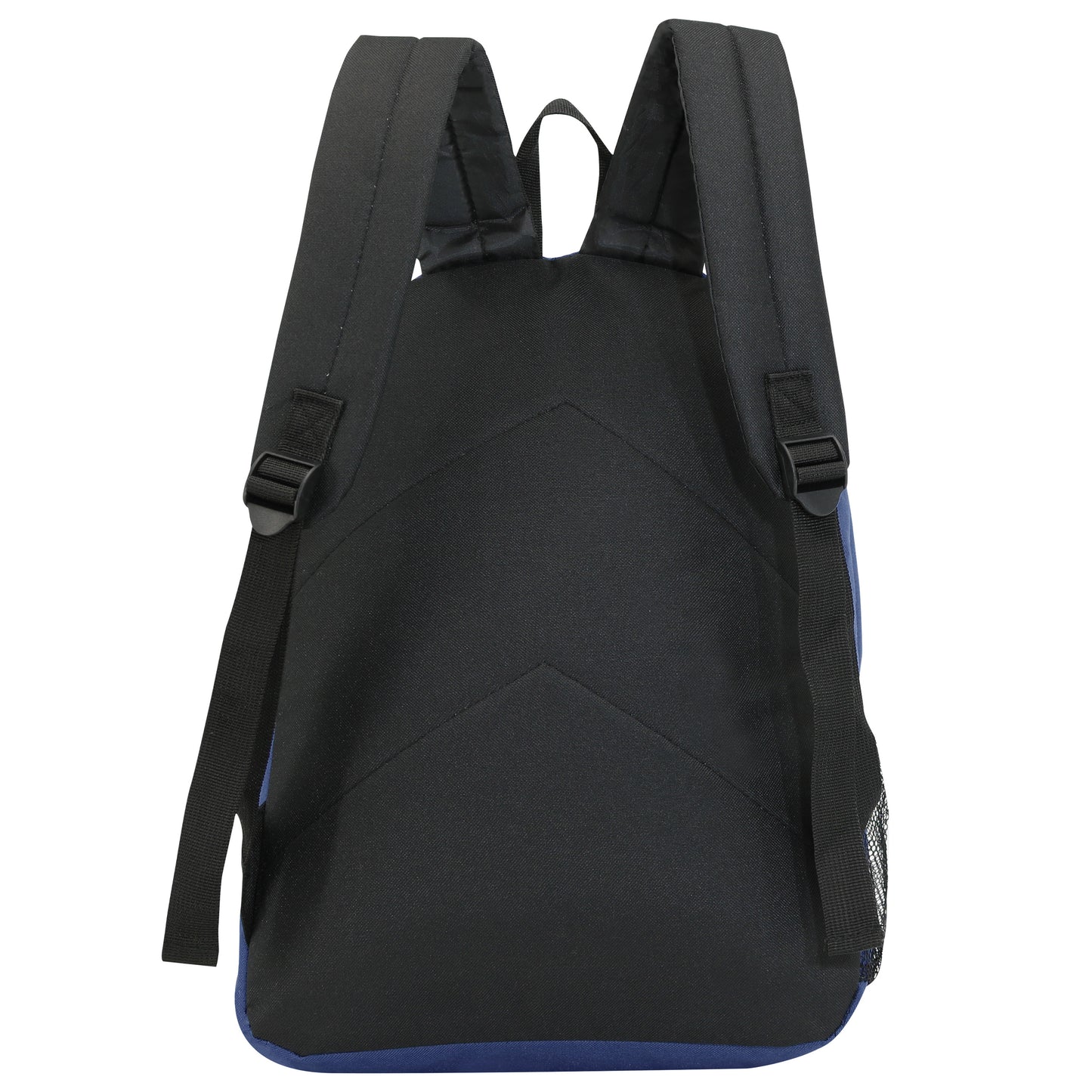 Classic Wholesale 17" Backpacks for Back to School in Navy Blue - Bulk Case of 24 ($7.65 / UNIT - ITEM: DWBP-286-24)