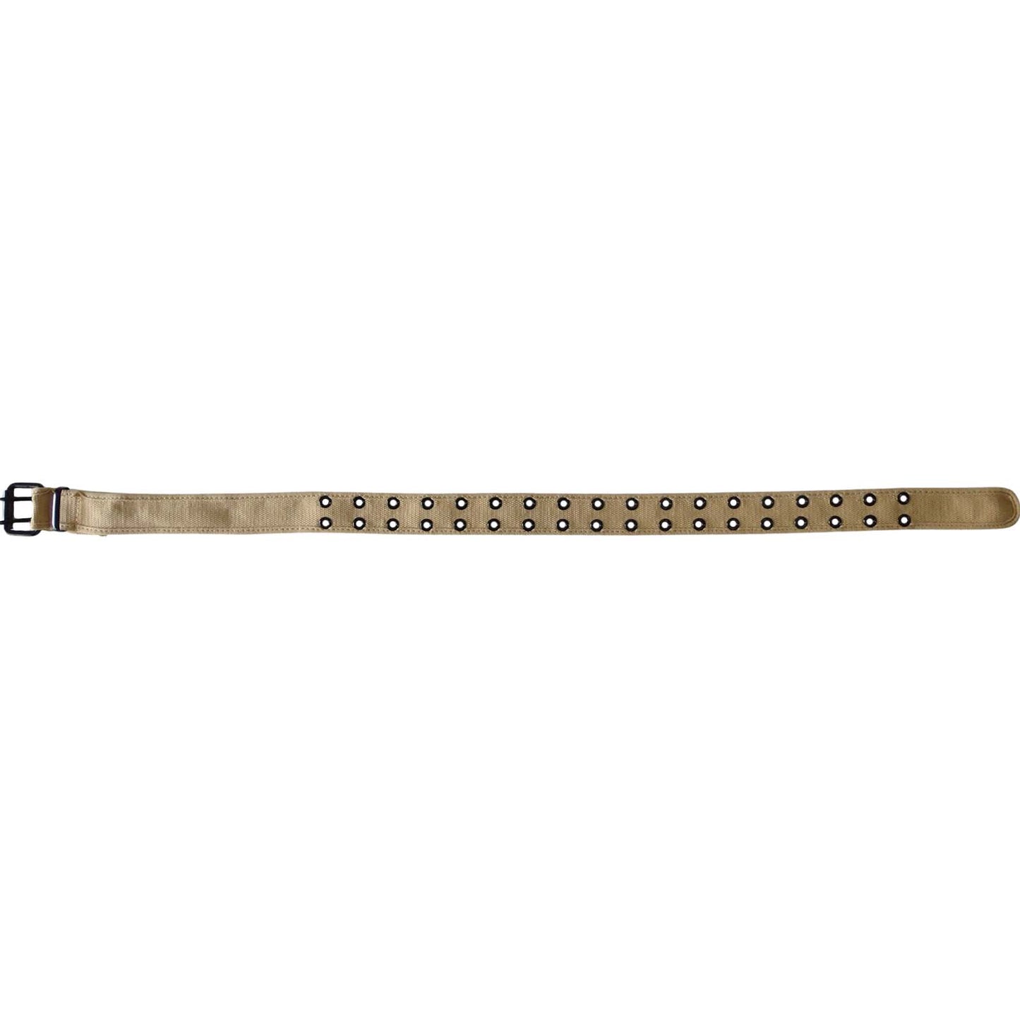 men's lightweight wholesale grommet belt beige