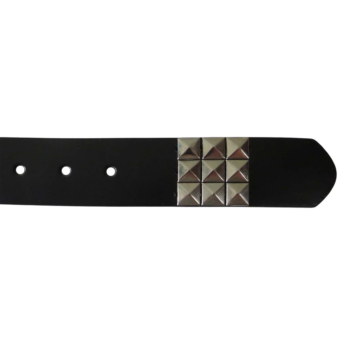 men's skull design leather wholesale belt in black