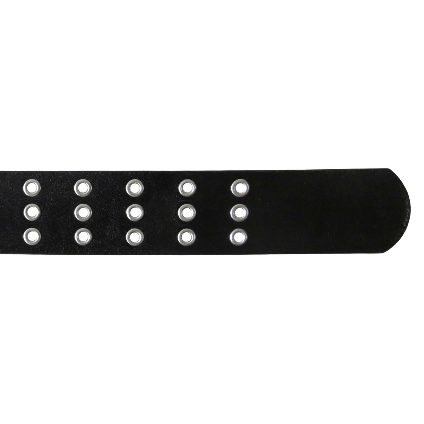 wholesale black grommet belt for men
