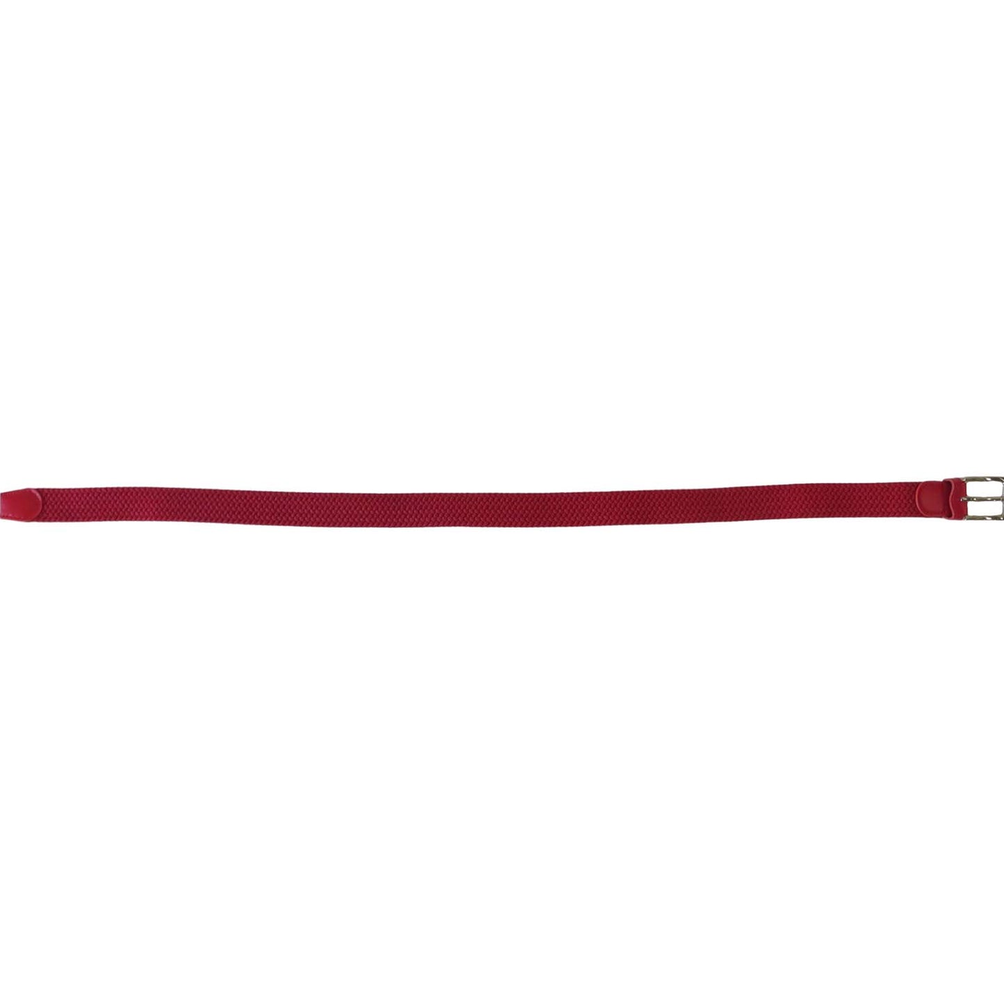 red wholesale woven braided elastic stretch belt for men