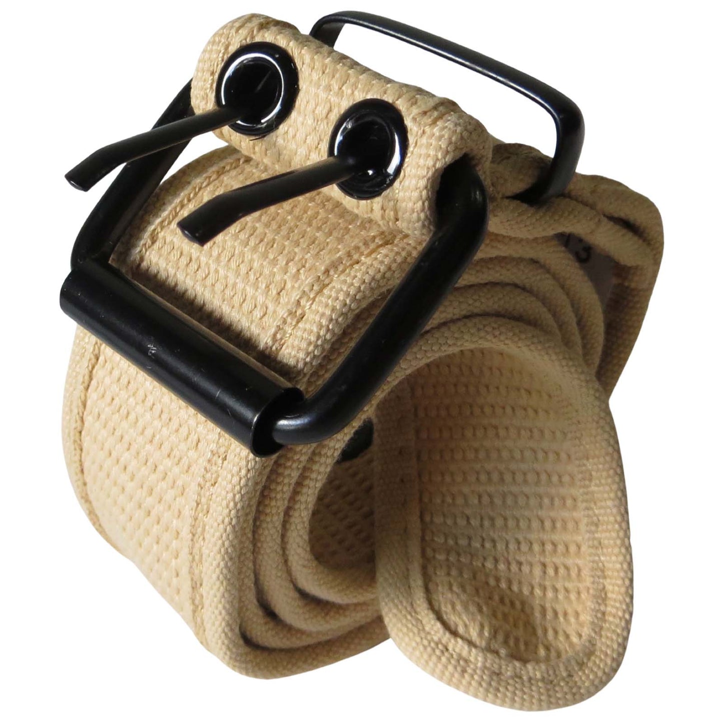 wholesale grommet belt beige