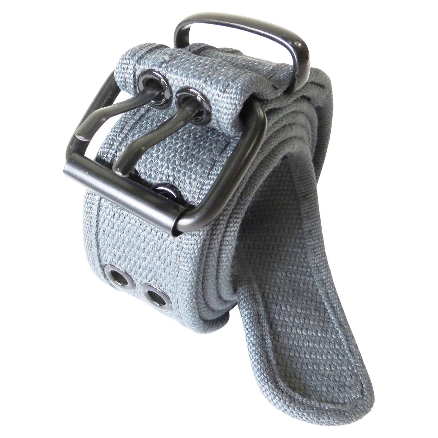 gray wholesale canvas grommet belt
