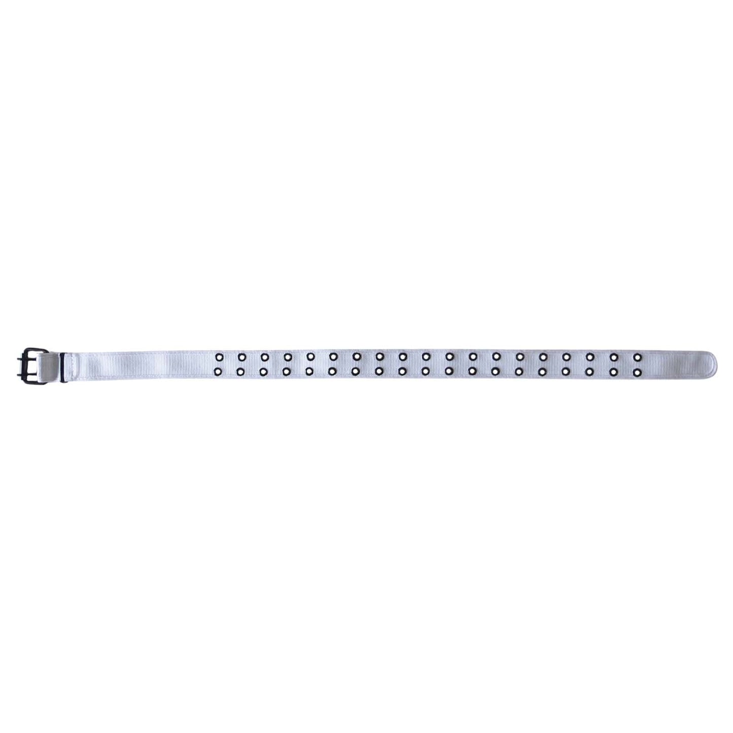 wholesale white canvas grommet belt for men