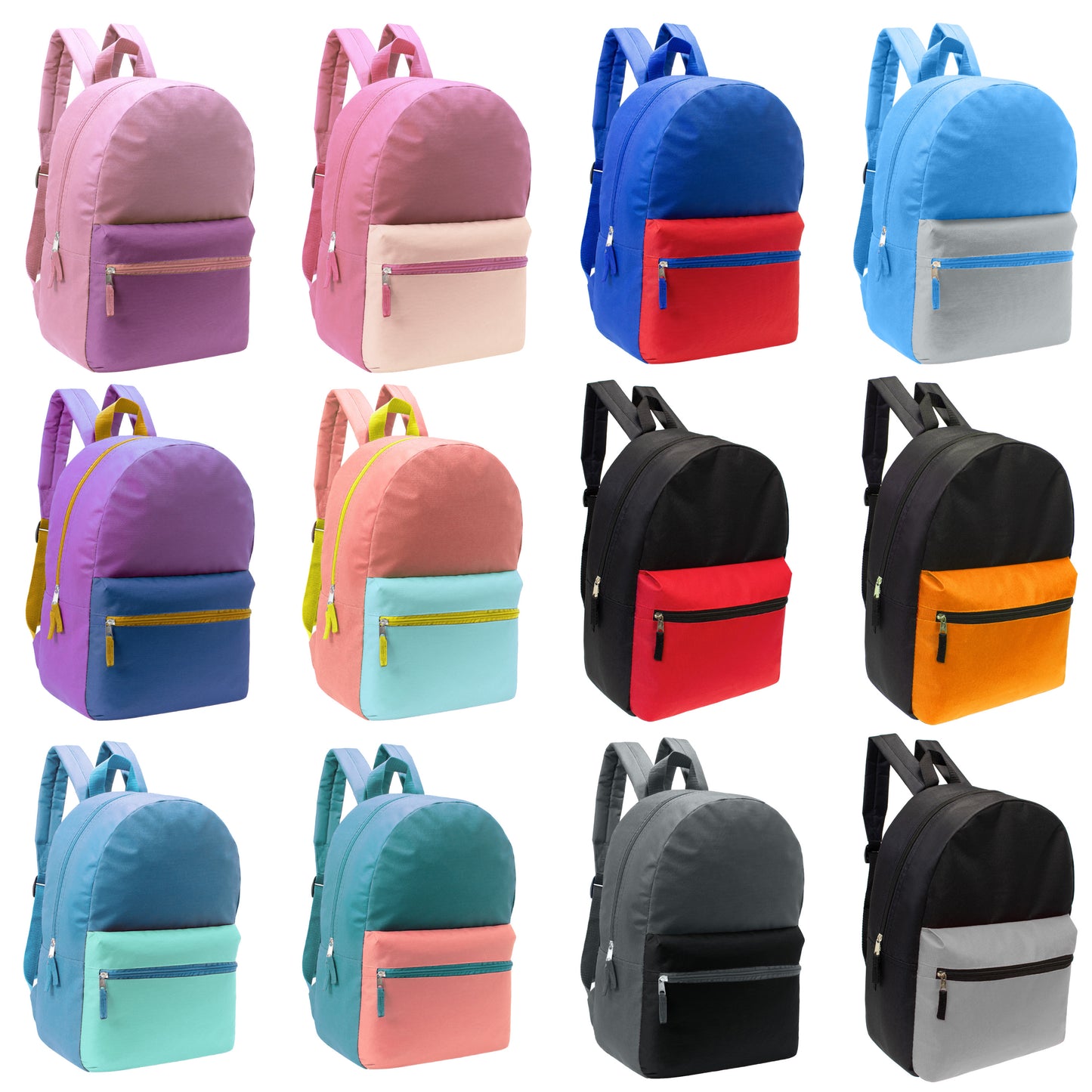 wholesale multi color backpacks for boys and girls