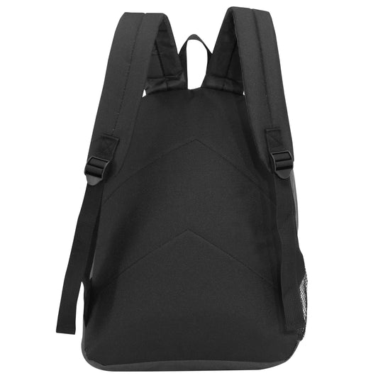 Classic Wholesale 17" Backpacks for Back to School in Black - Bulk Case of 24 ($7.65 / UNIT - ITEM: DWBP-139-24)