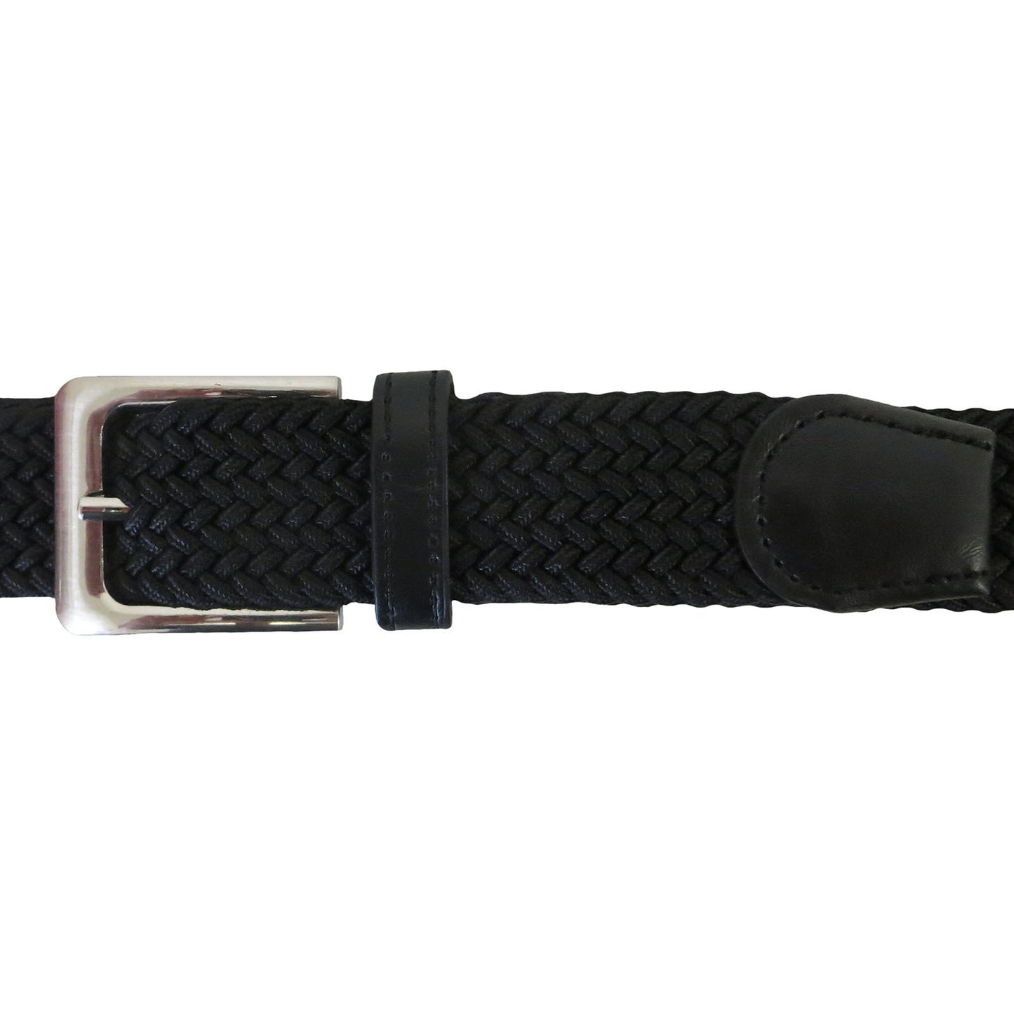 XL SIZE ONLY - STRETCH-BELT-BLACK (9 PIECE PACK - $3.50 / PIECE) ELASTIC STRETCH BELT IN BLACK