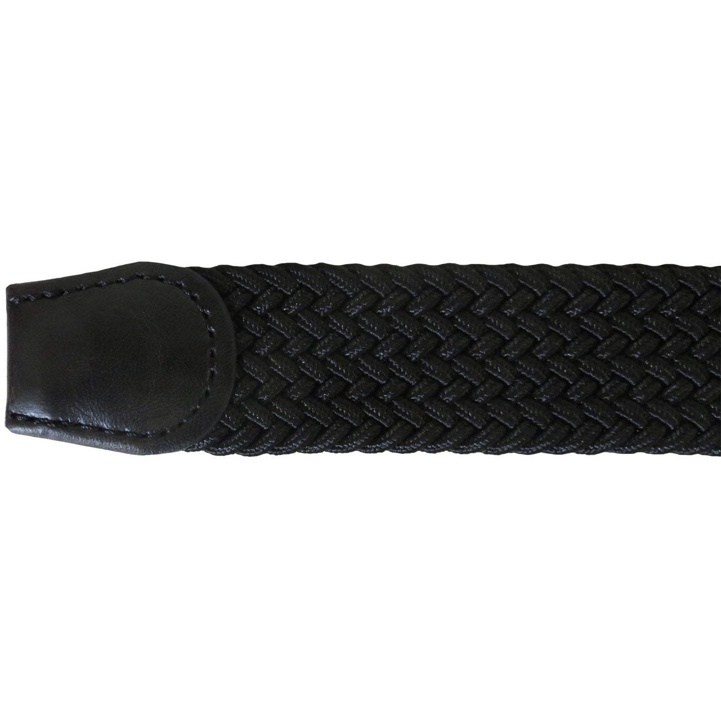 XL SIZE ONLY - STRETCH-BELT-BLACK (9 PIECE PACK - $3.50 / PIECE) ELASTIC STRETCH BELT IN BLACK