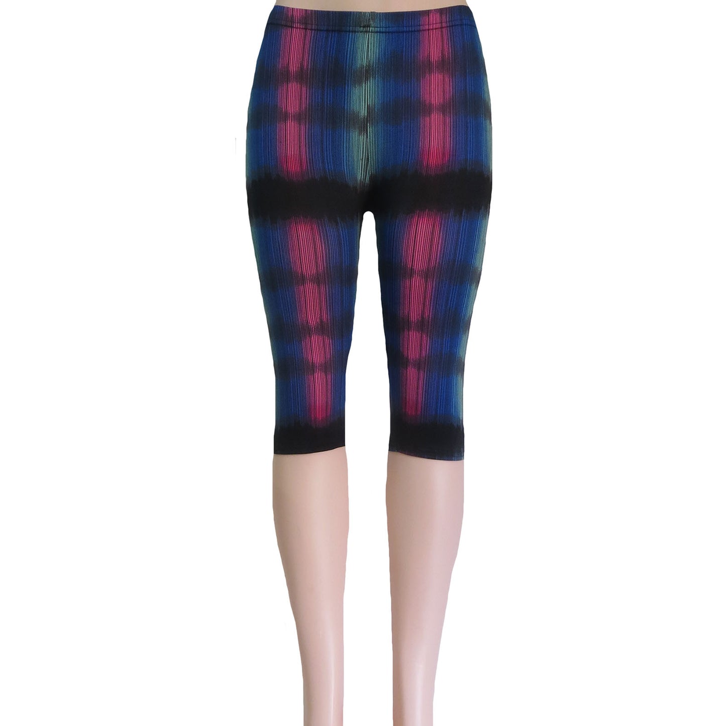 ITEM NUMBER: AP730-PRISM-CAPRI (12 PIECE PACK WAS $2.75 - CLEARANCE SALE JUST $1.50 / PIECE) BLUE PRISM CAPRI LEGGINGS