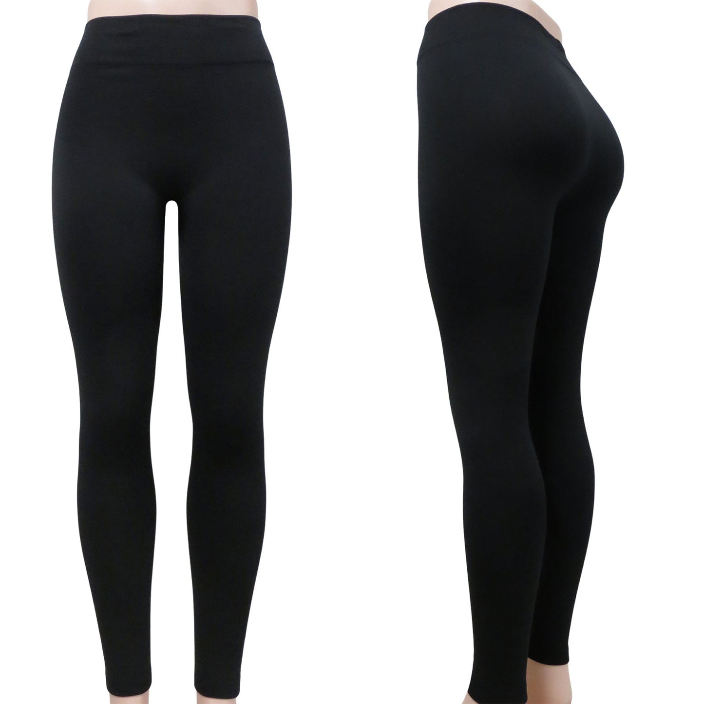black fleece lined leggings wholesale