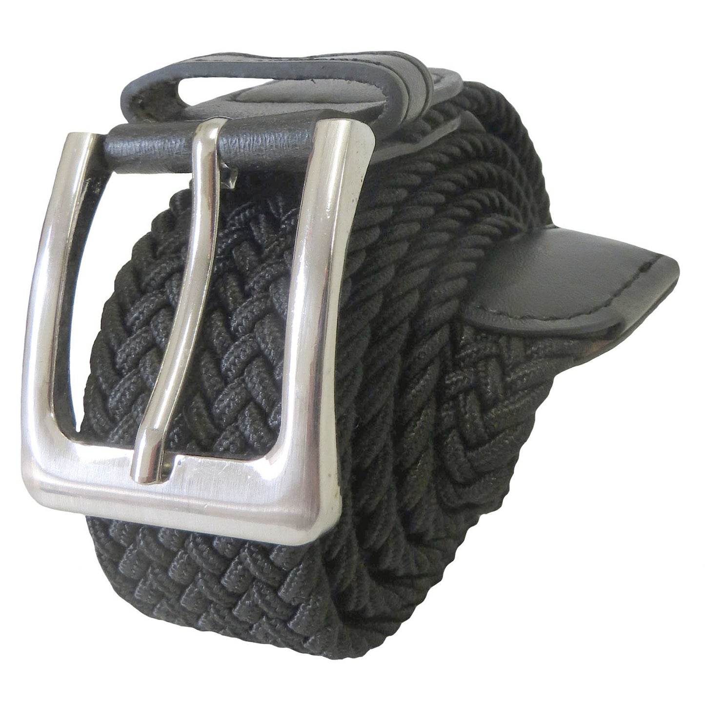 ITEM NUMBER: STRETCH-BELT-DARK-GRAY (12 PIECE PACK - $3.50 / PIECE) ELASTIC STRETCH BELT IN DARK GRAY