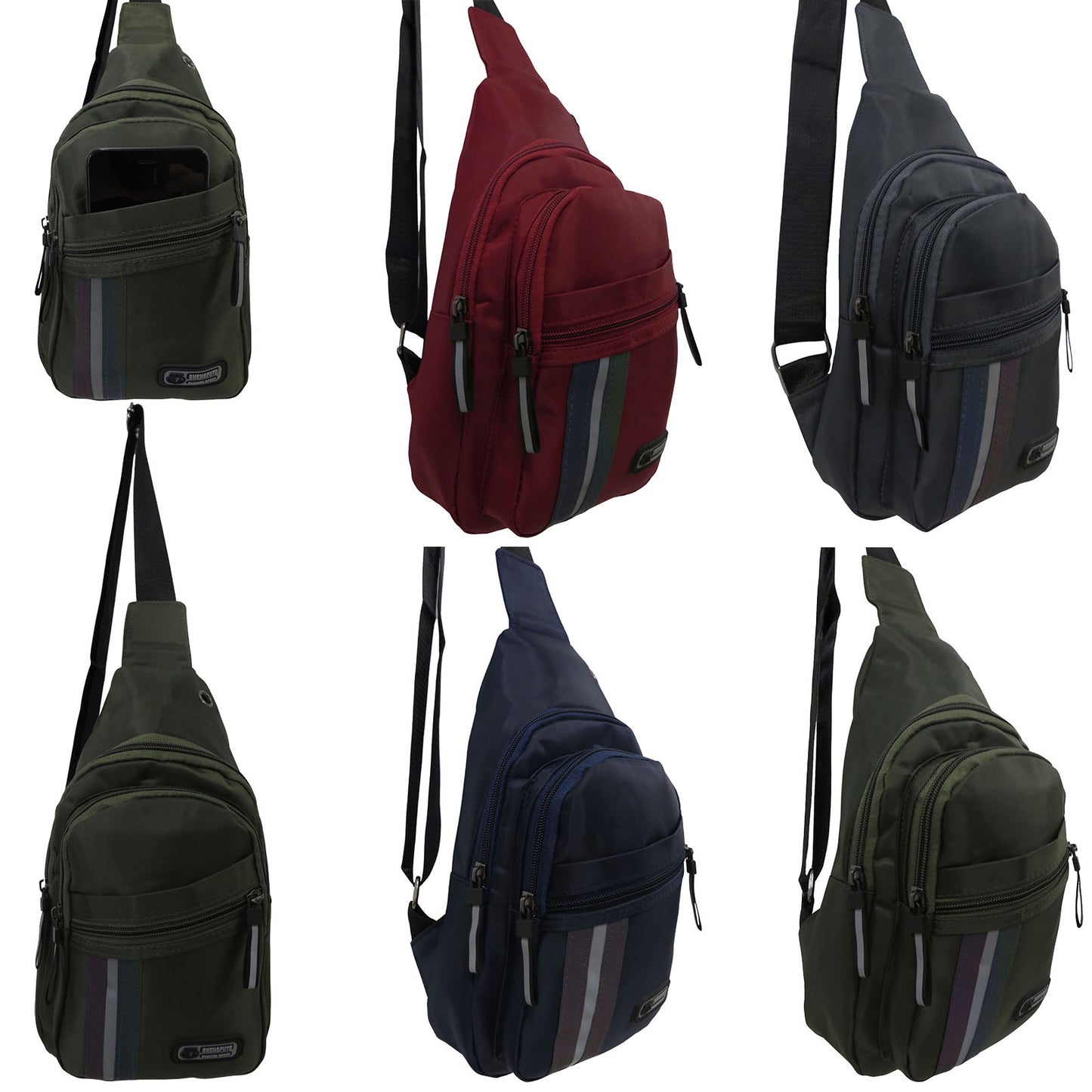 wholesale crossbody phone bag sling messenger for men or women in bulk