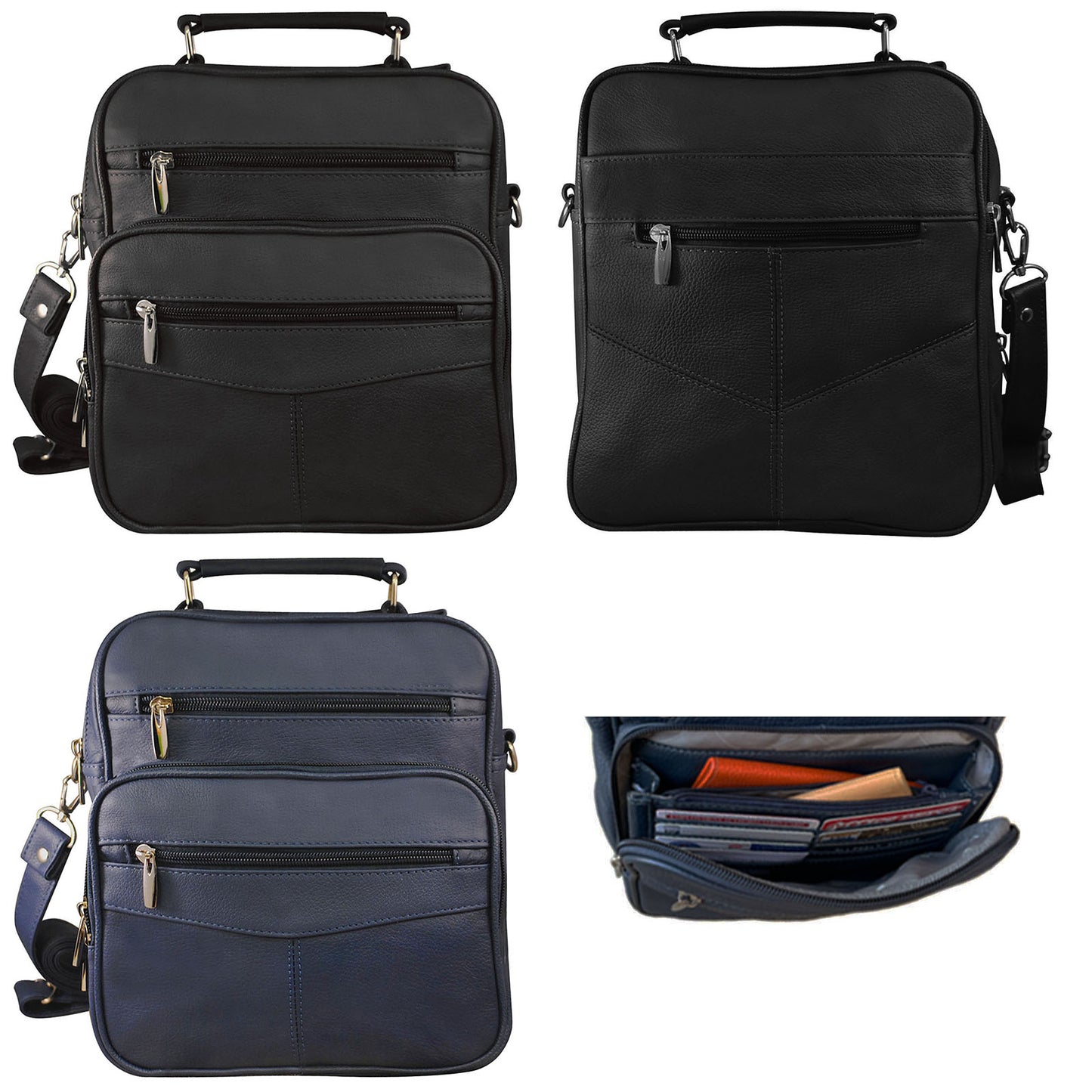 unisex leather wholesale messenger shoulder bag