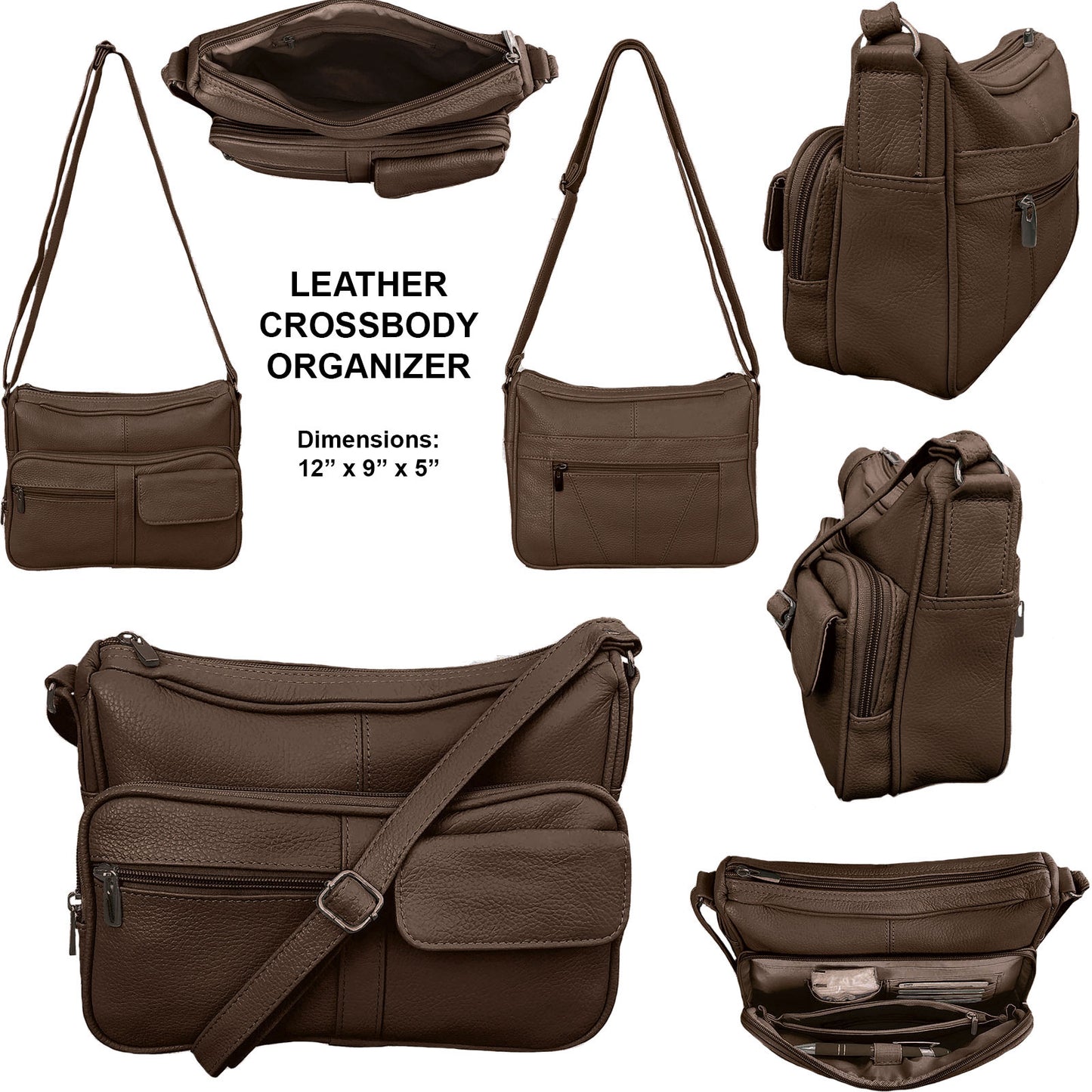 ITEM NUMBER: RBMIX-ASST-7 (9 ITEMS TOTAL - CLEARANCE $10.00 / BAG) WHOLESALE LEATHER BAG MIX ON CLEARANCE