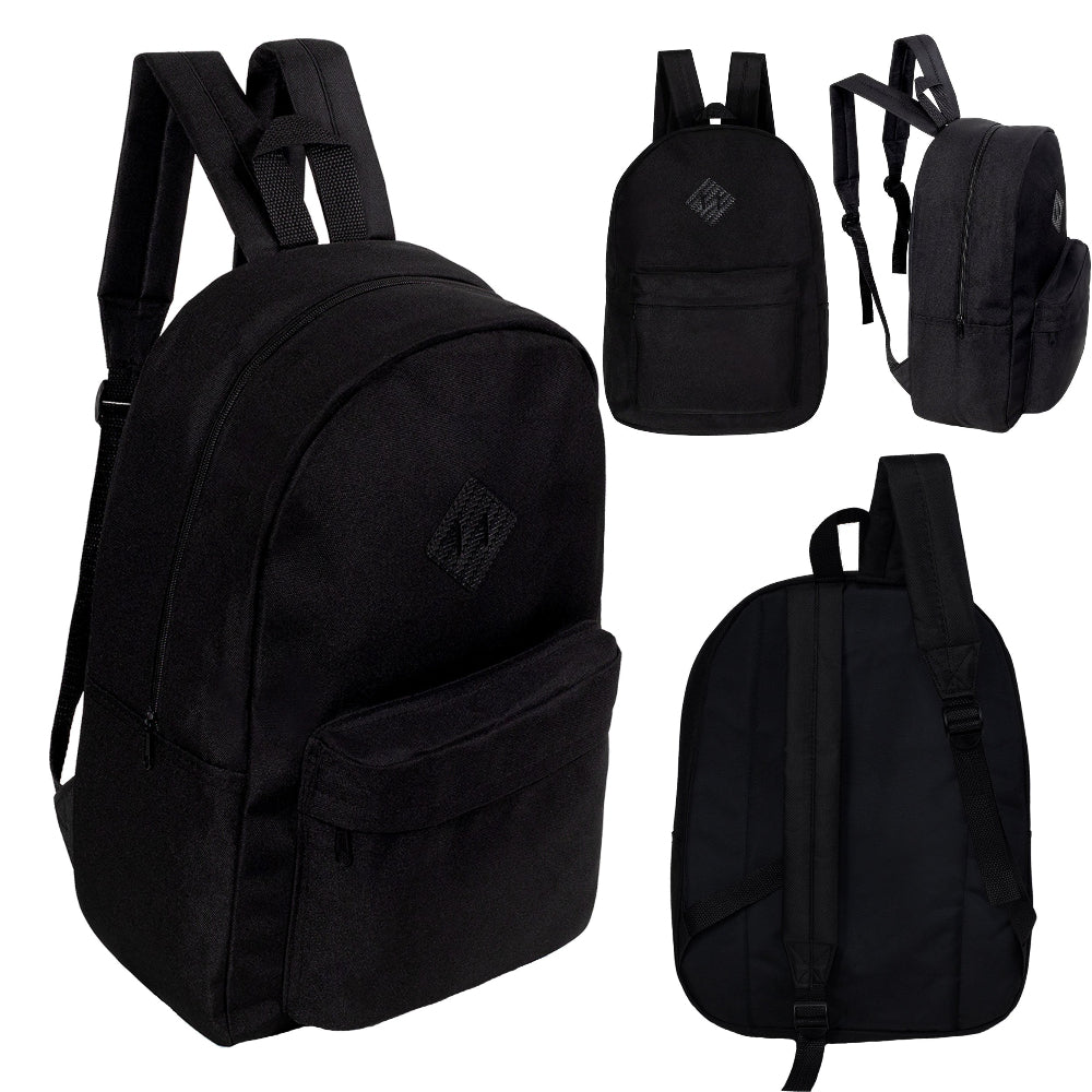Black Wholesale Backpacks