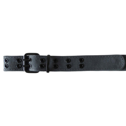 dark grey gray fabric wholesale men's grommet belt