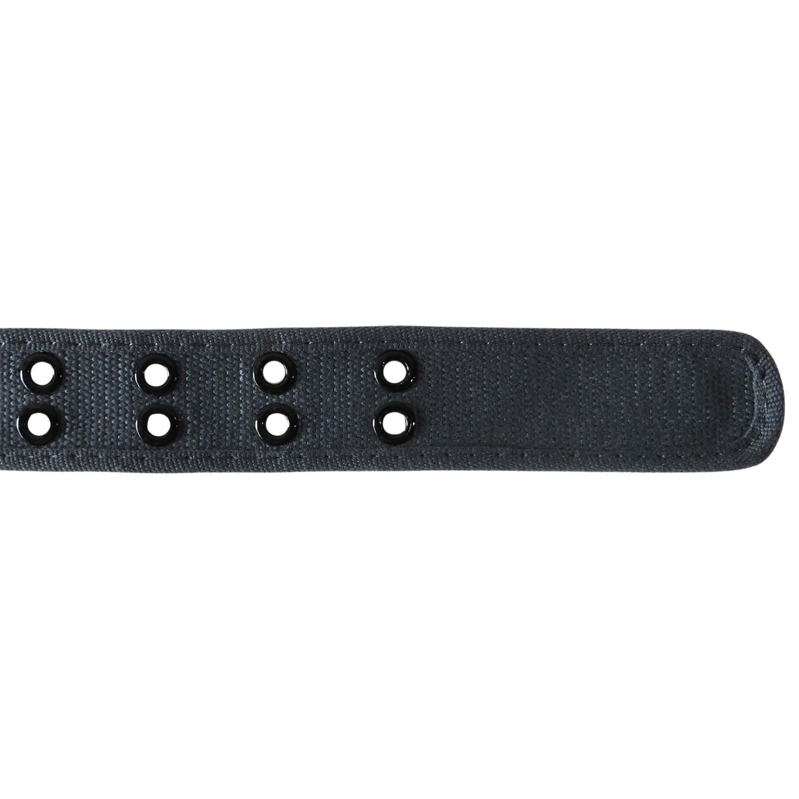 wholesale dark grey grommet belt for men
