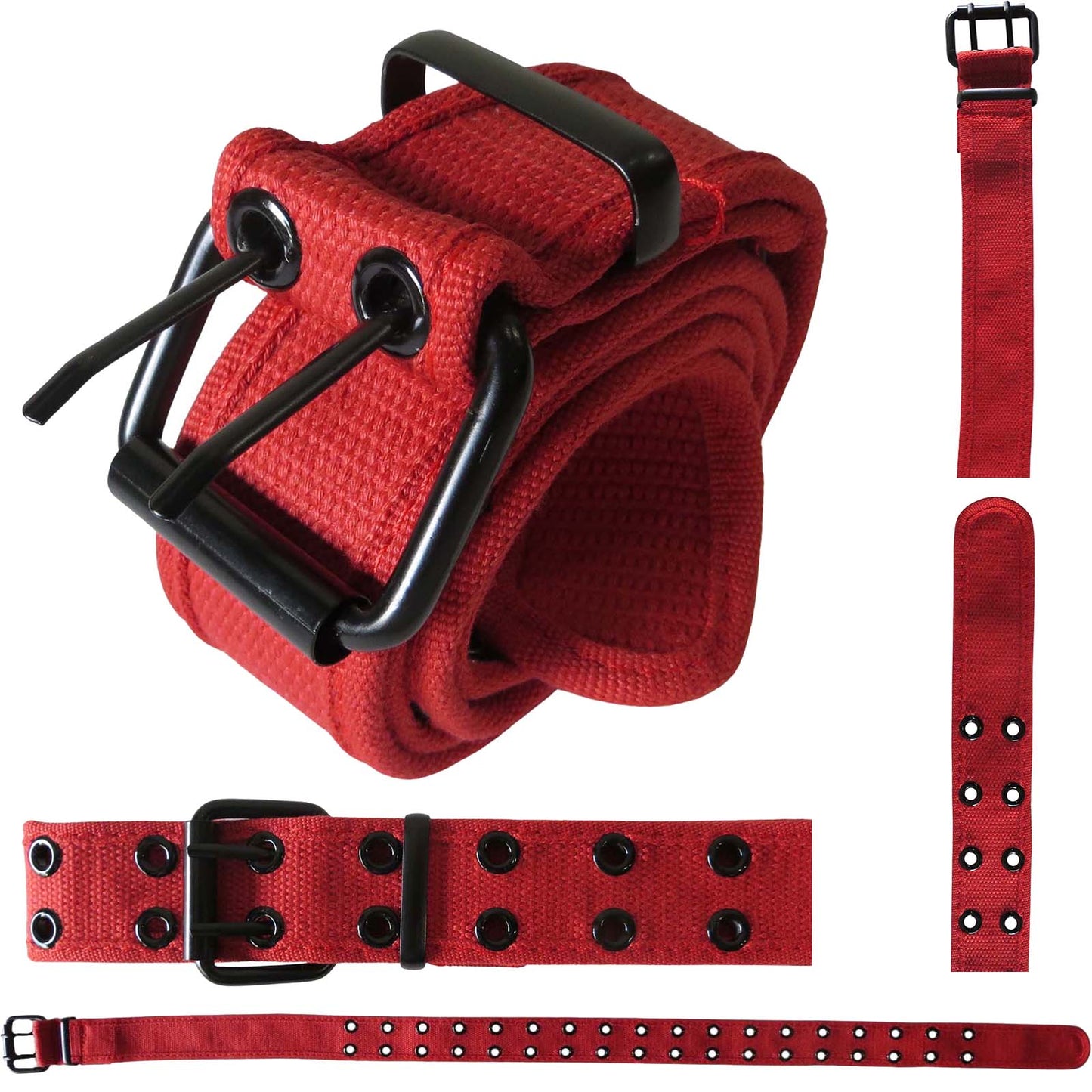 wholesale grommet belt red