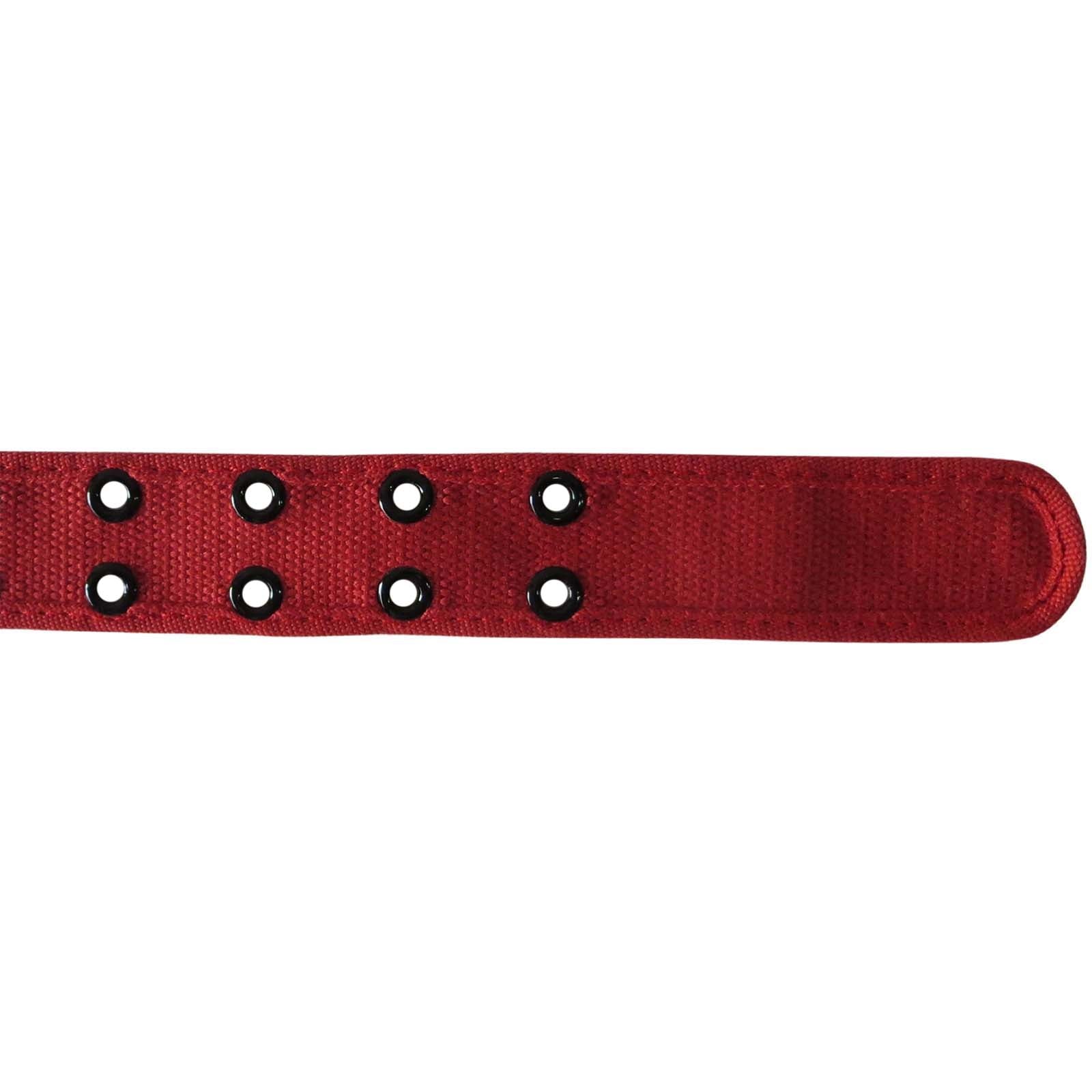lightweight wholesale grommet belt red