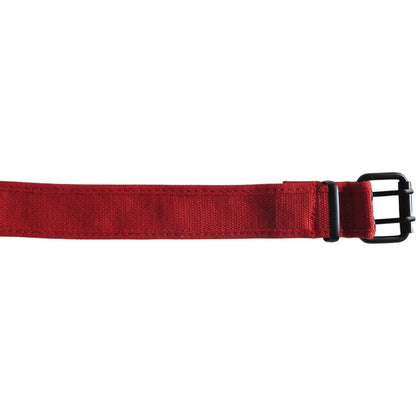 red wholesale canvas grommet belt for men