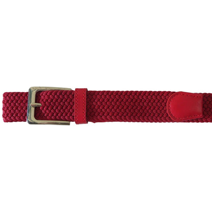 elastic wholesale stretch belt in red