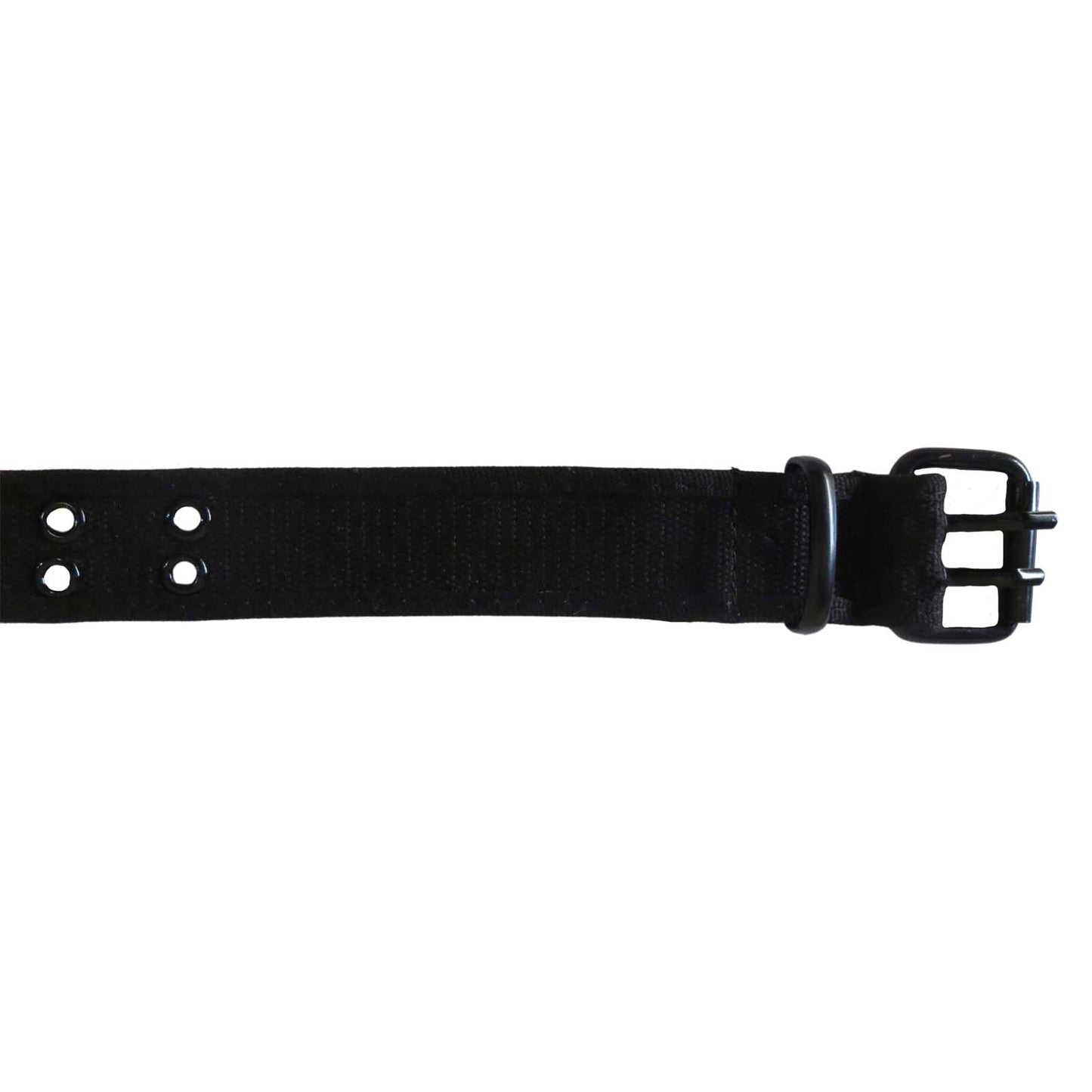 wholesale black canvas grommet belt for men