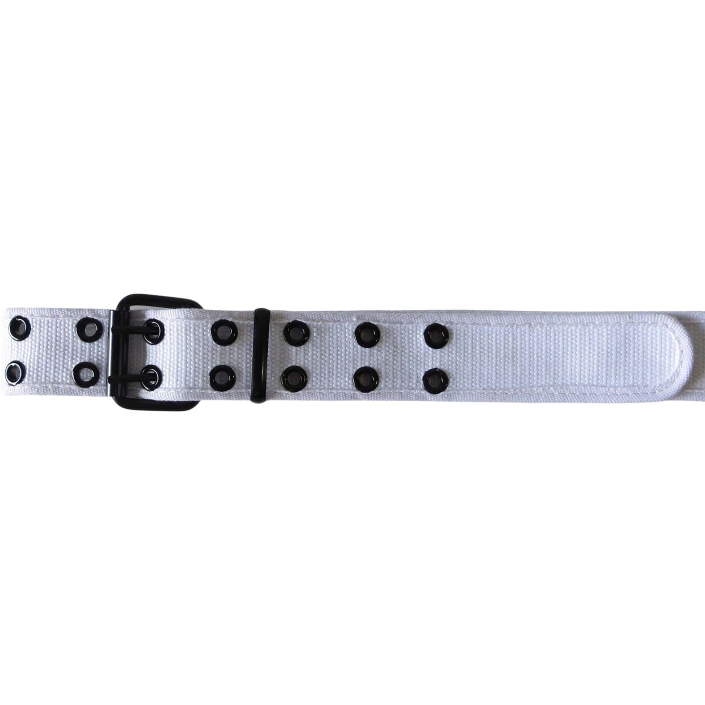 white wholesale canvas grommet belt