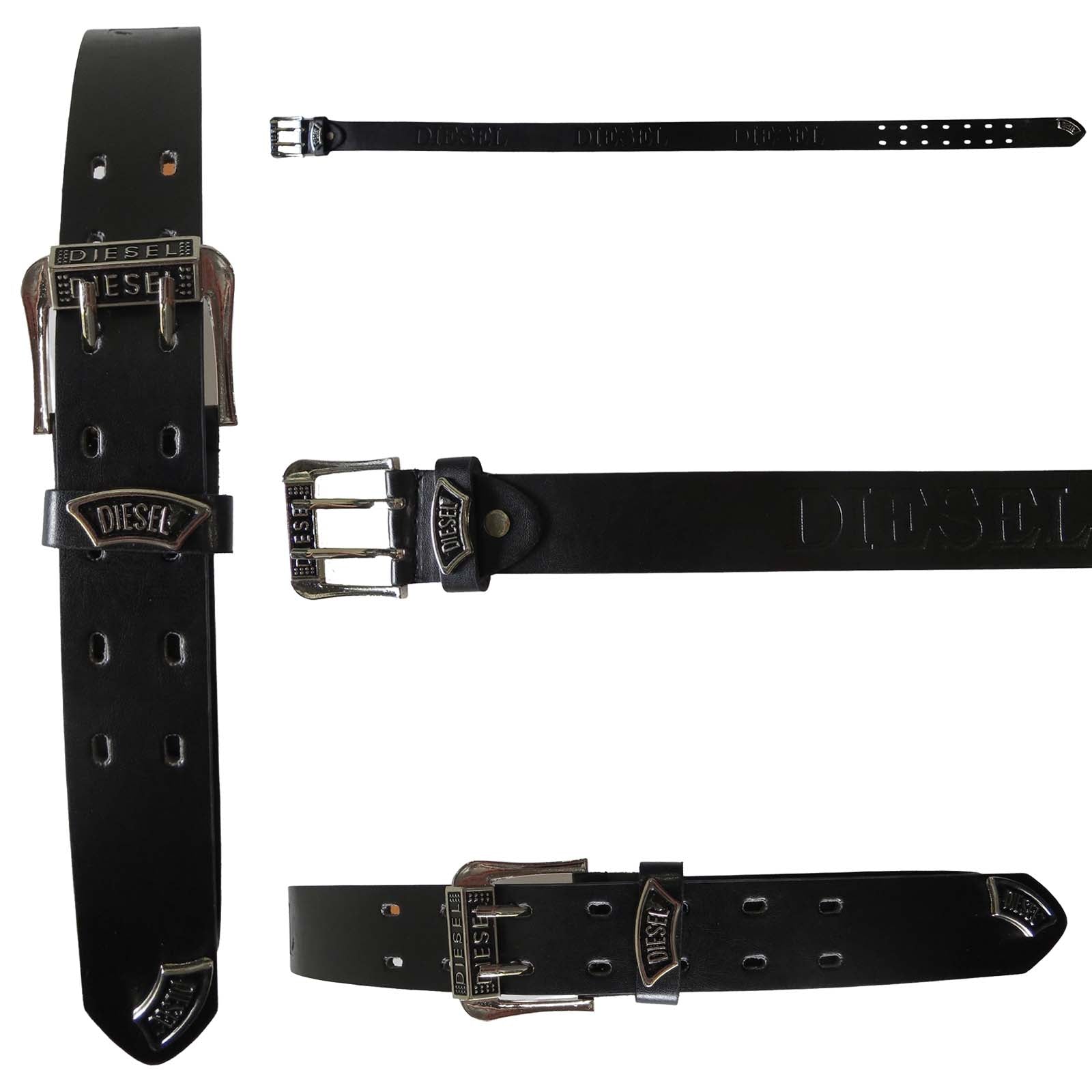 Black leather wholesale belt for men