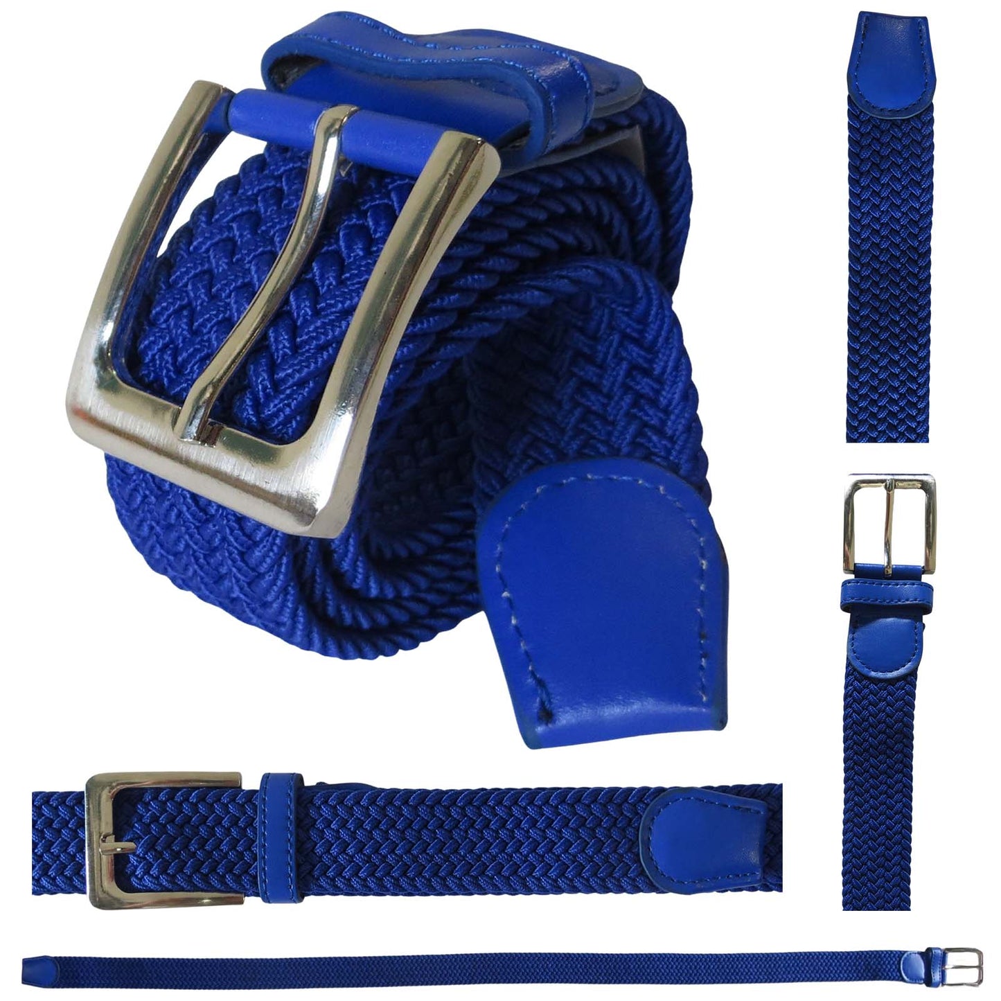 wholesale stretch belt in royal blue