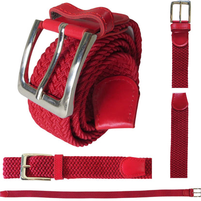 wholesale stretch belt in red