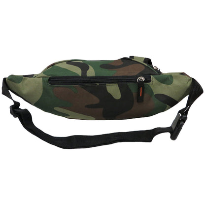 wholesale camo waist bag camouflage fanny pack adjustable strap