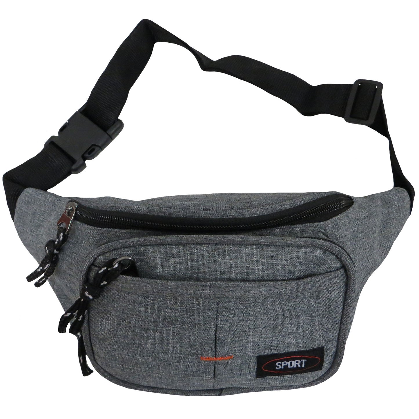 wholesale gray fanny pack waist bag unisex grey