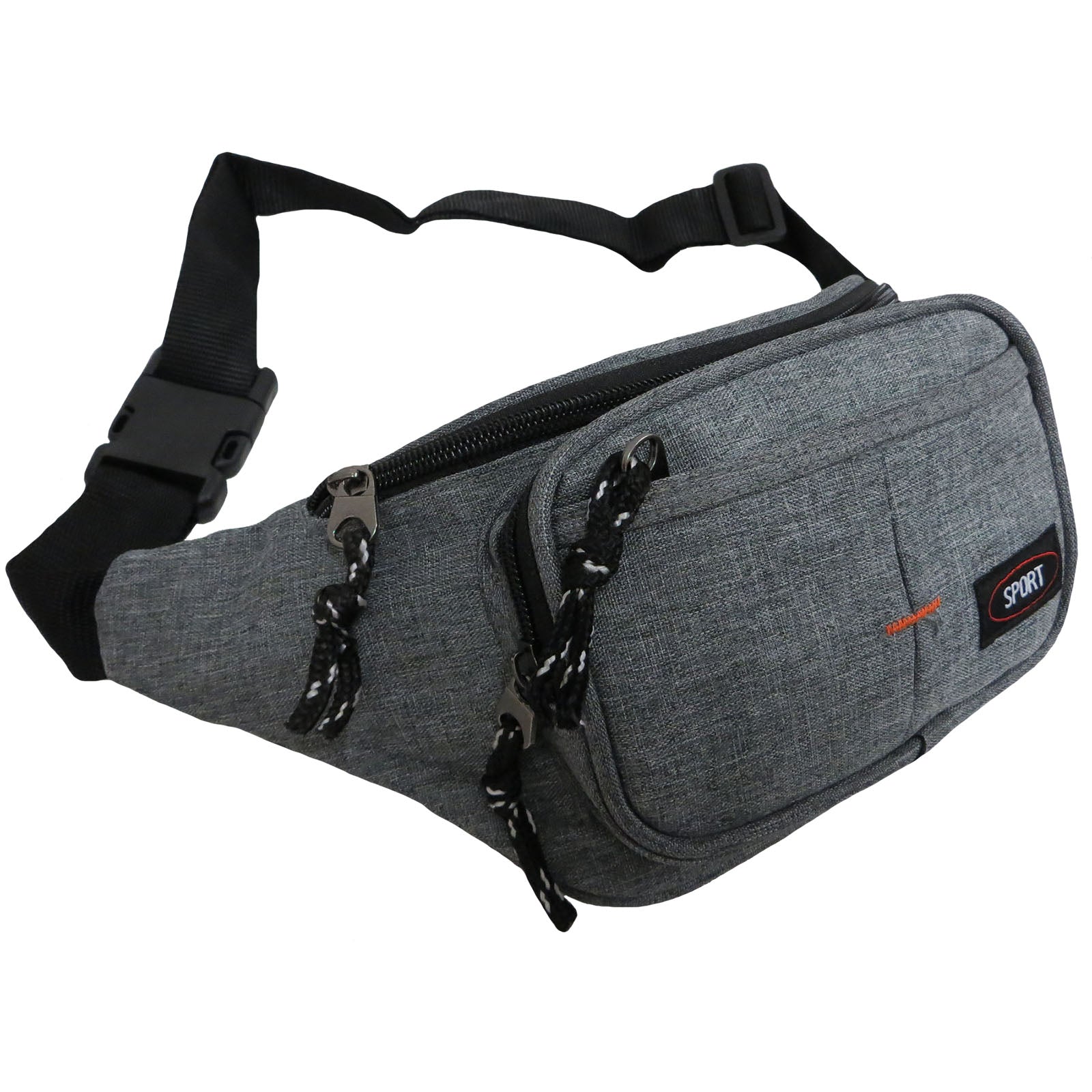 gray wholesale fanny pack waist bag for men or women