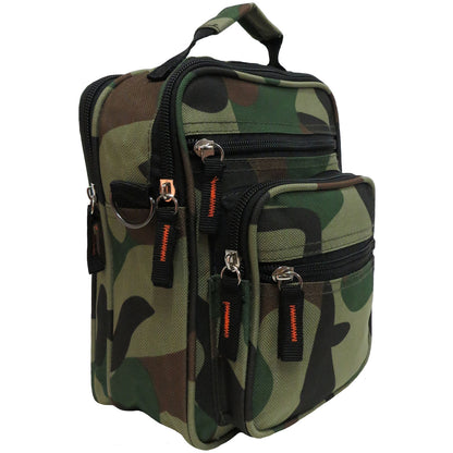 Camouflage messenger bag in a popular camo print design