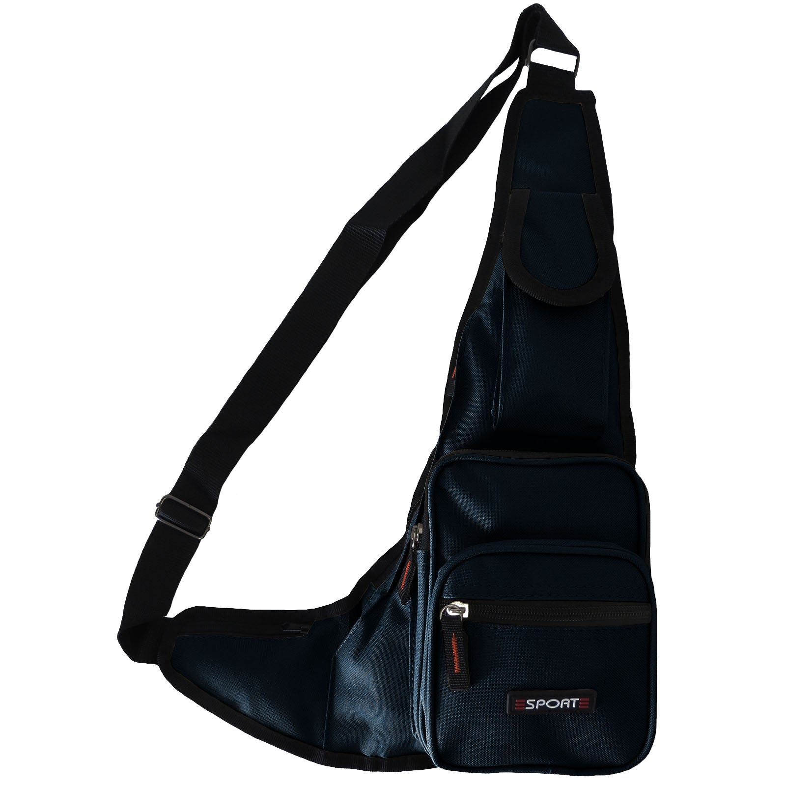 wholesale messenger sling bag in navy blue