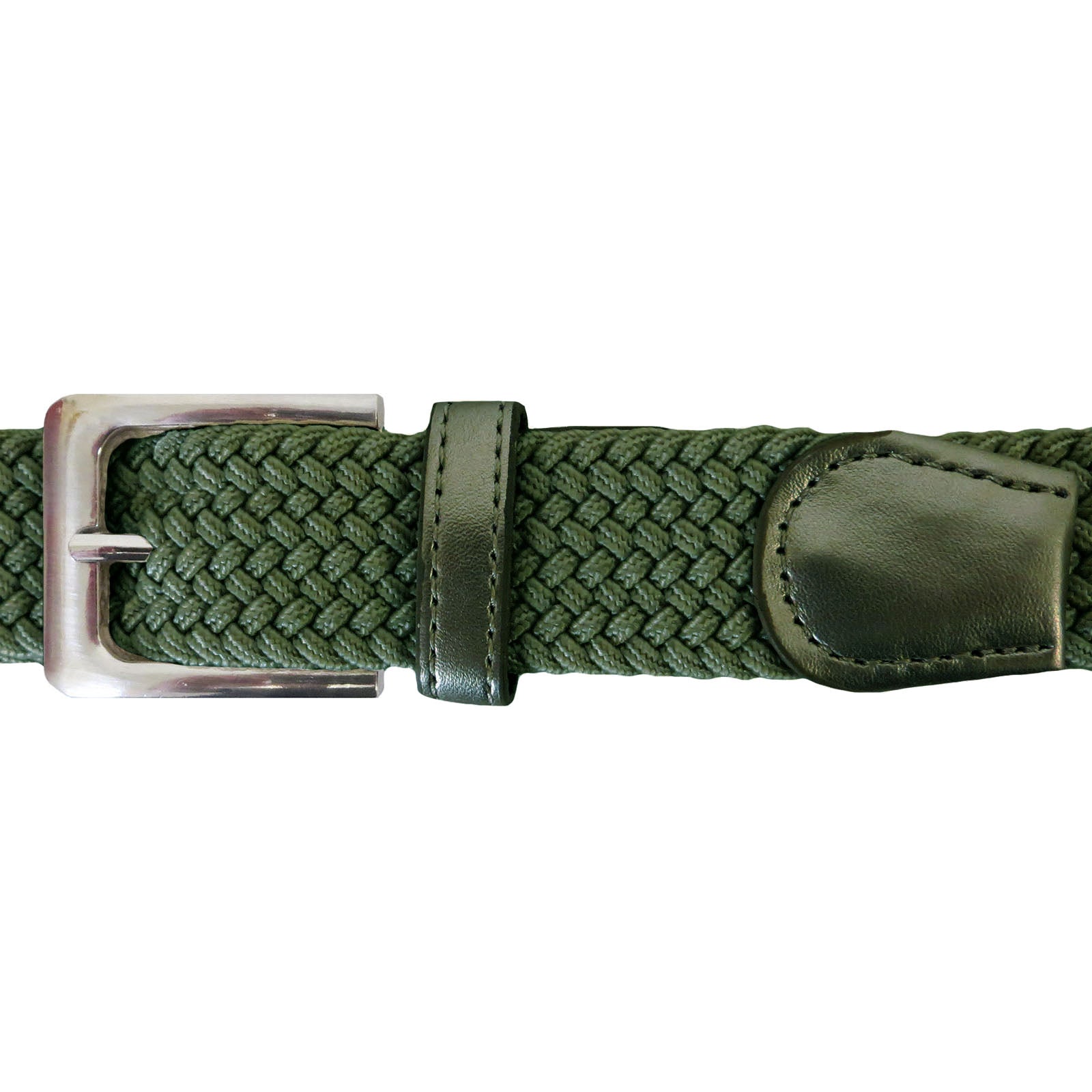 Men's Wholesale Stretch Belt in Green