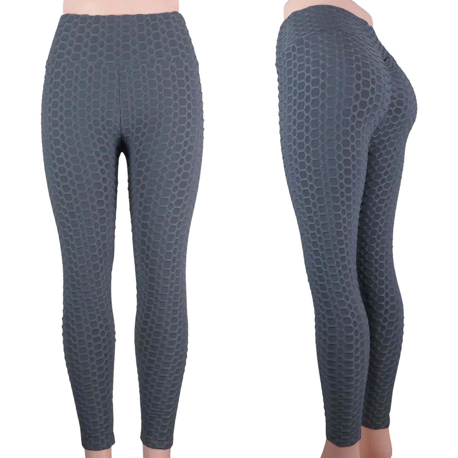 2024 Yoga Pants Women Tik Tok Leggings Textured High Waist Butt
