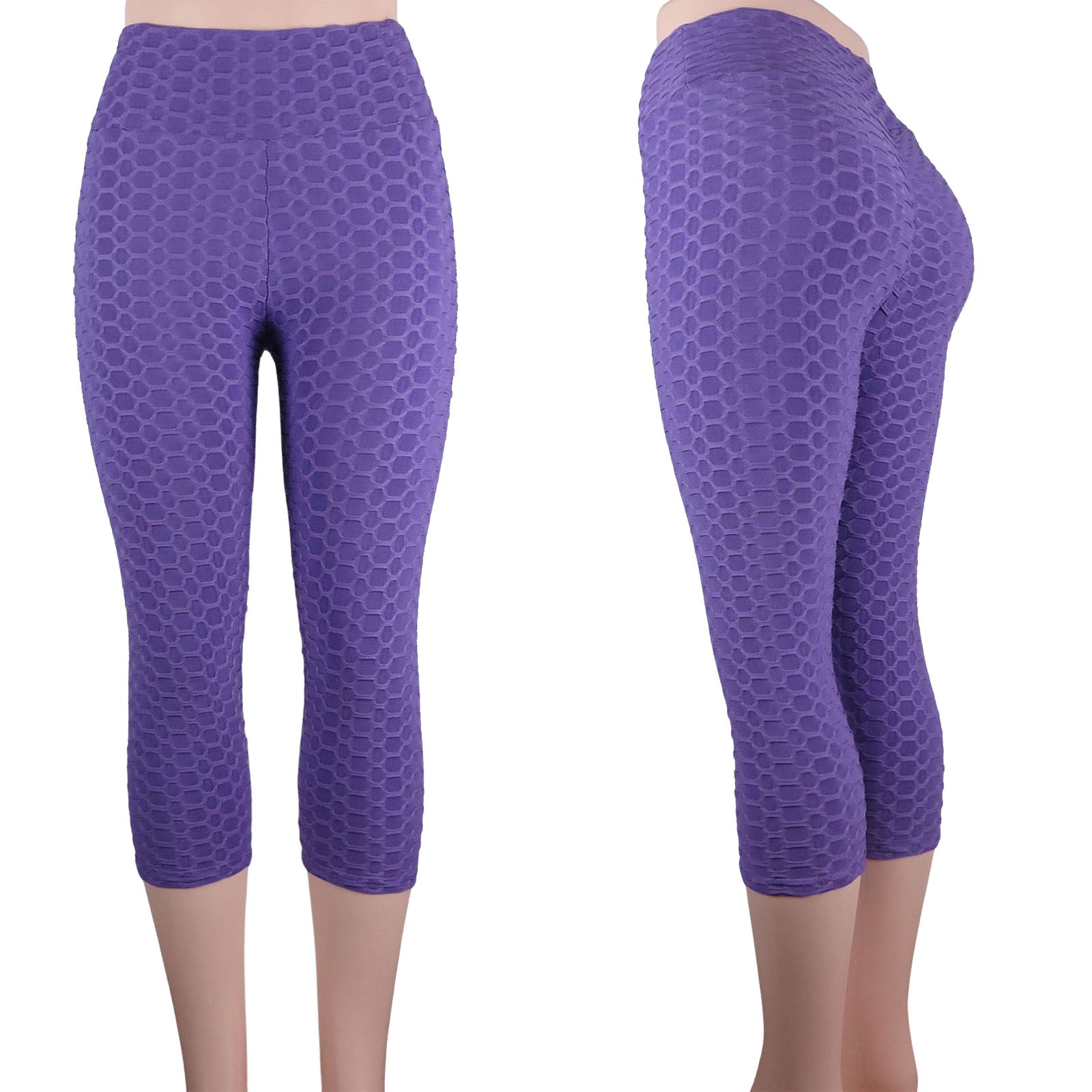 Shakti Purple Leggings Skinny Yoga Pants, High Criss Cross Lace up Slit,  Sexy 3/4 Pants, Natural Fibers, Ecoluxe for Every Occasion -  Canada