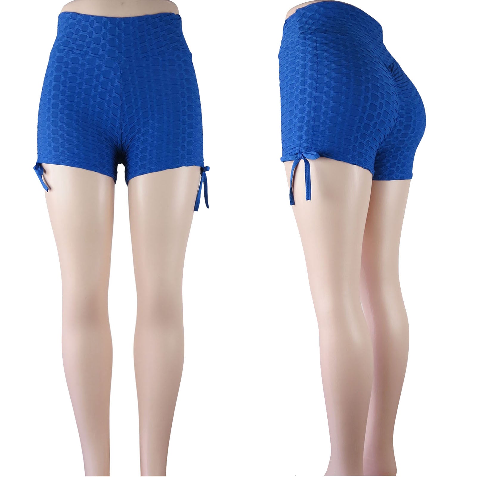 ITEM NUMBER: AP766A-BOOTY (24 PIECE PACK WAS $5.00 - CLEARANCE SALE JUST  $1.50 / PIECE) TIK TOK BOOTY SHORTS HIGH WAIST
