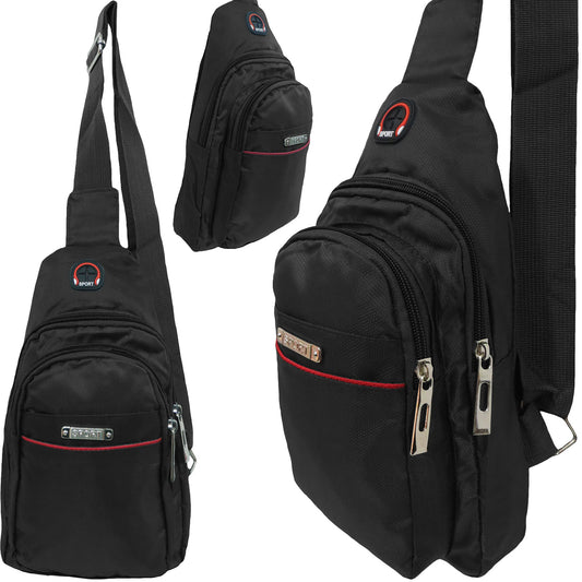 Wholesale Shoulder Sling Bag in Black - Alessa Reece