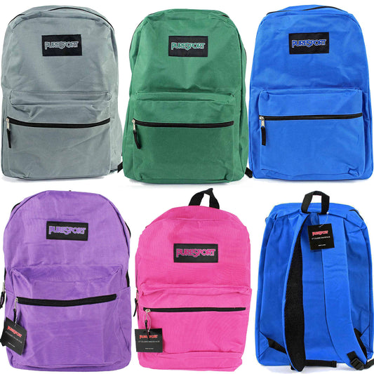 15 inch assorted colors backpacks wholesale for girls back to school