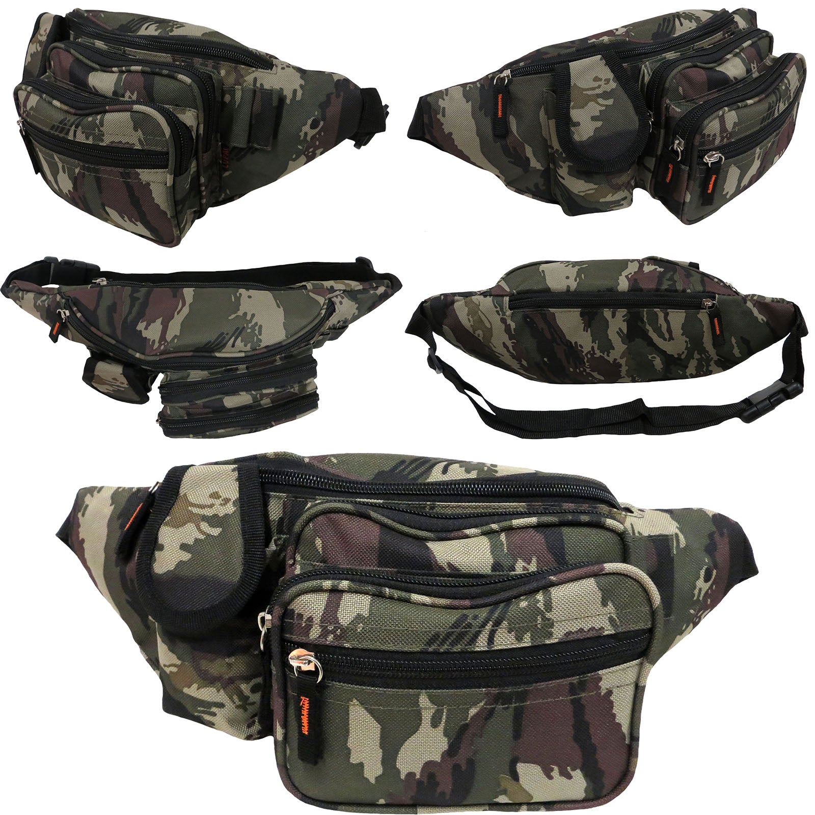Wholesale Camouflage Fanny Travel Pack for Men or Women - Alessa Peyton Camo