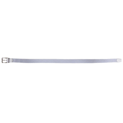 wholesale elastic stretch belt in white braided woven for men or women