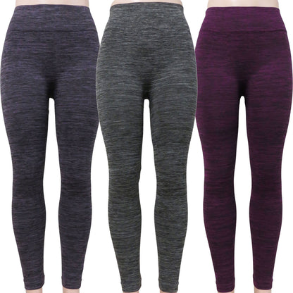 bulk wholesale leggings in space dye pattern full length